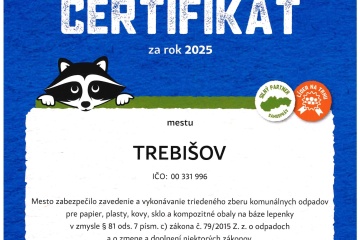 Ďakujeme vám za spoluprácu. Triedenie odpadu má zmysel
