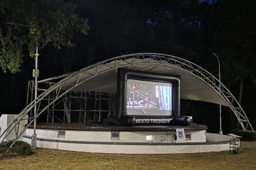 Letné kino v amfiteátri