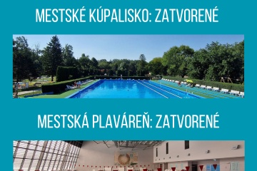 Letné kúpalisko bude 12.08.2026 zatvorené