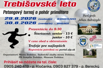 Petangový turnaj o pohár primátora mesta - Trebišovské leto