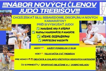 Nábor nových členov - príďte si vyskúšať JUDO