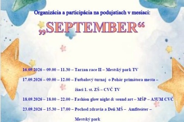 September plný zážitkov v CVČ Trebišov