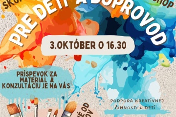 Arteterapeutický workshop pre deti a rodičov