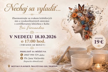 Zvukový kúpeľ v Mestskej plavárni v Trebišove
