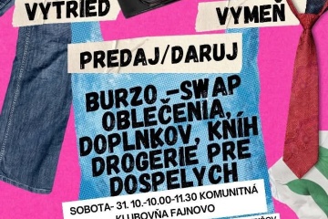 Vytrieď. Vymeň. Predaj/ daruj.