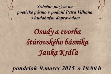 Osudy a tvorba štúrovského básnika Janka Kráľa