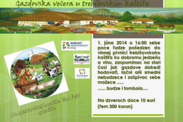 Gazdovská večera v trebišovskim kaštiľu