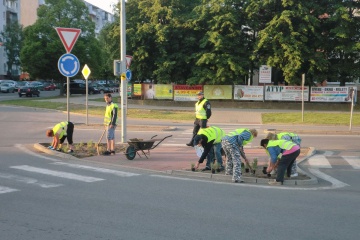 Revitalizácia verejného priestranstva - kruhový objazd