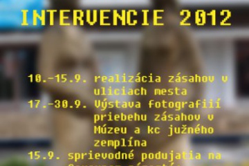 Pozvánka na INTERVENCIE 2012