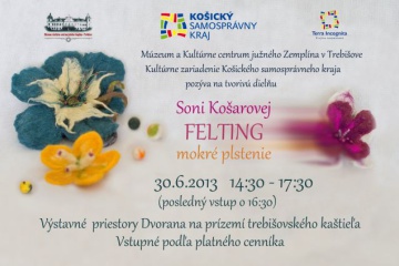 Tvorivá dielňa Soni Košarovej FELTING mokré plstenie