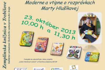 Moderne a vtipne o rozprávkach Marty Hlušíkovej na besede so žiakmi základných škôl