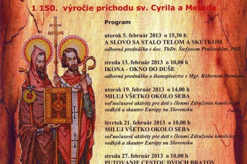 Svätý Cyril a Metod patróni Slovenska