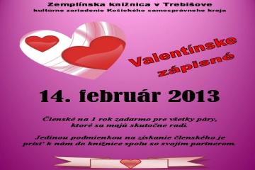 Valentínske zápisné - 14.2.2013