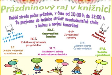 Prázdninový raj v Zemplínskej knižnici v Trebišove