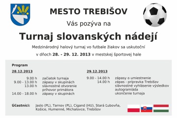 Pozvánka na futbalový turnaj